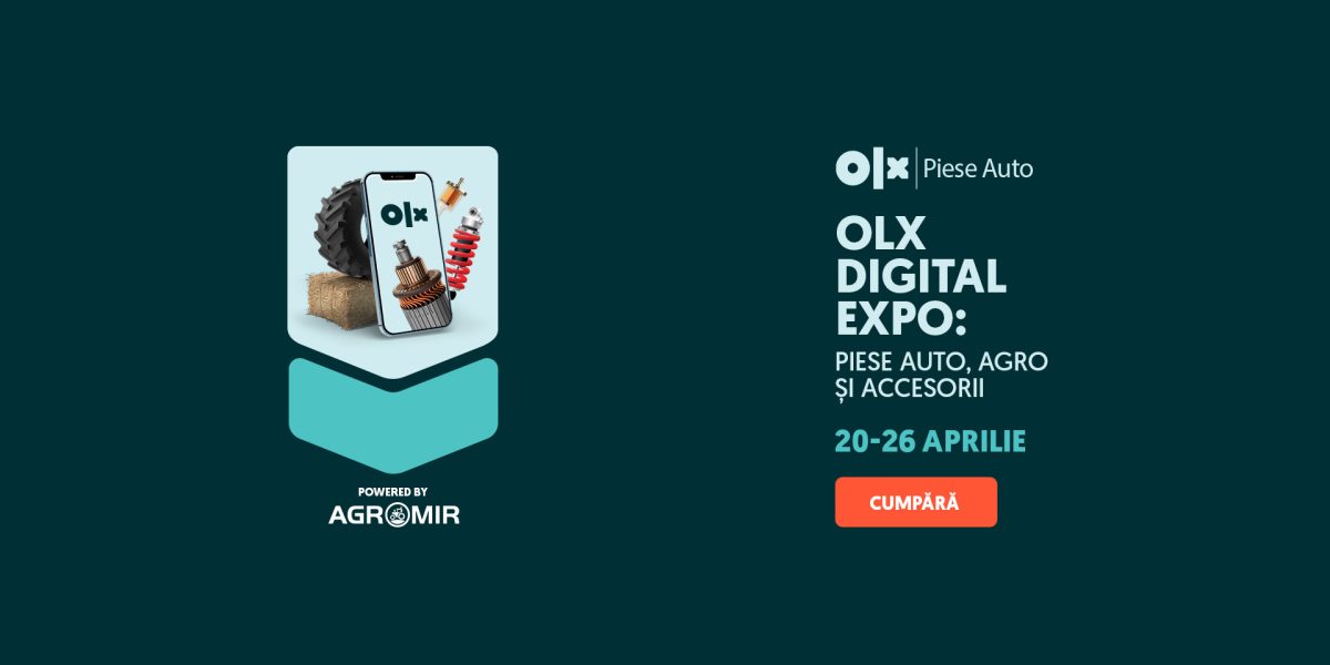 OLX dă startul ediției a treia a Târgului Digital de piese auto și agro