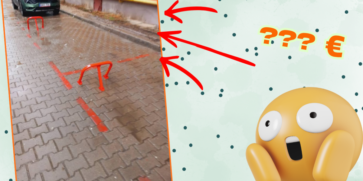 Loc de parcare în Cluj, pe strada Dorobanților: prețuri ca de garsonieră