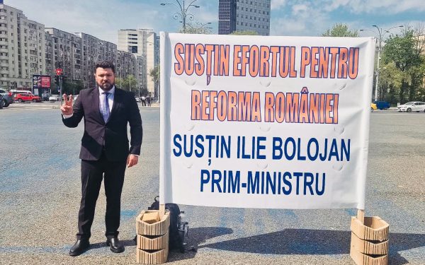Rădăuți: Primarul Loghin (PNL) a venit la București să-l susțină pe Bolojan