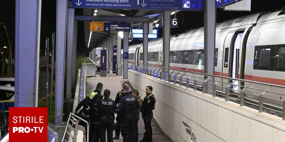 Un incident grav s-a petrecut joi seară într-un tren care circula spre Frankfurt pe Main, în vestul Germaniei, acesta fiind caracterizat de explozii și o tentativă de atac