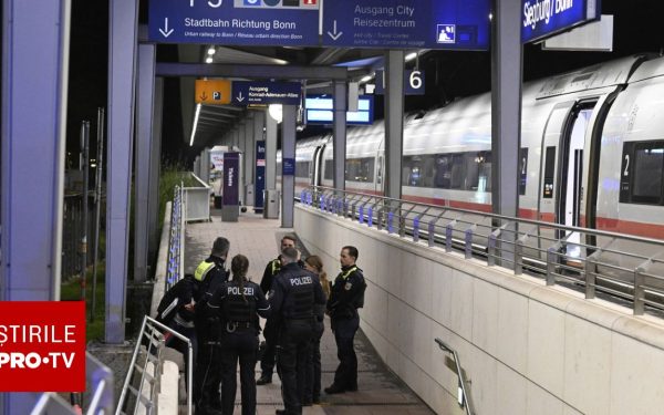 Un incident grav s-a petrecut joi seară într-un tren care circula spre Frankfurt pe Main, în vestul Germaniei, acesta fiind caracterizat de explozii și o tentativă de atac