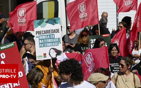 Mii de Portughezi protestează la Lisabona față de reformele muncii