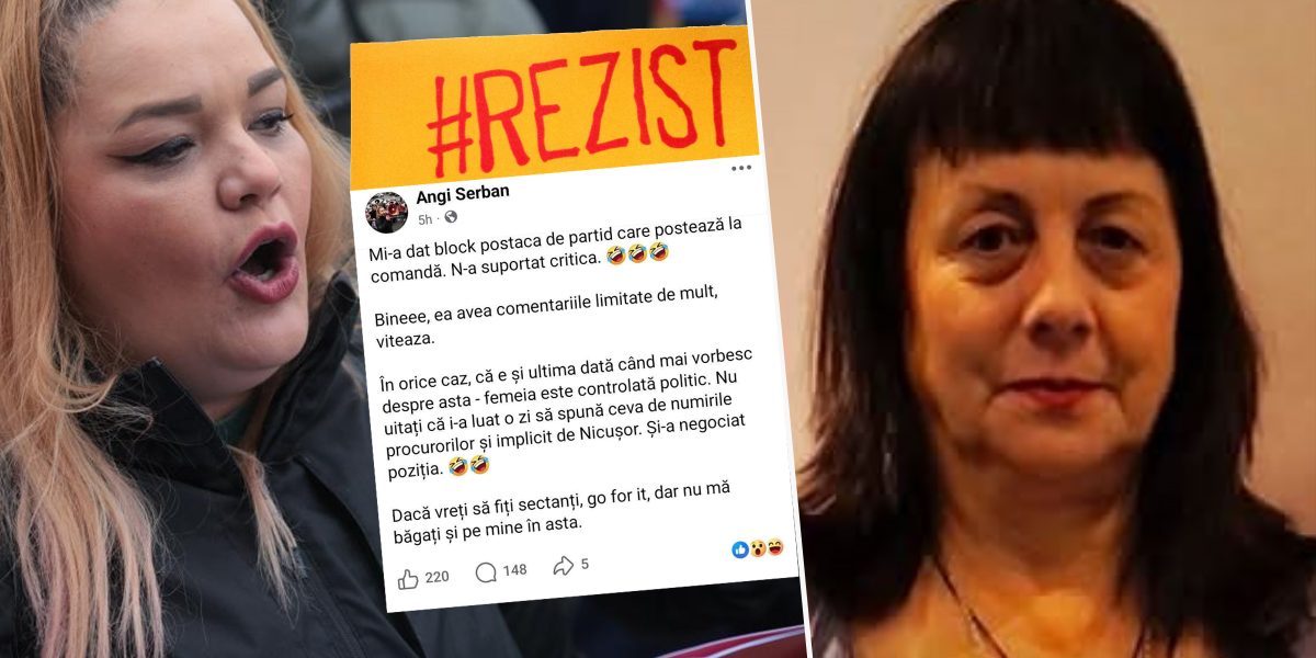 Scandal #Rezist: Angi Șerban, atac la Dana Hering! Acuzații grave de control politic