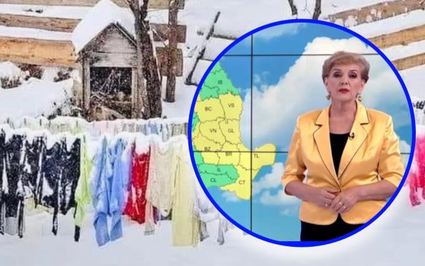 Vreme rea de marți: Lapoviță, ninsoare și măzăriche, anunță Romica Jurcă