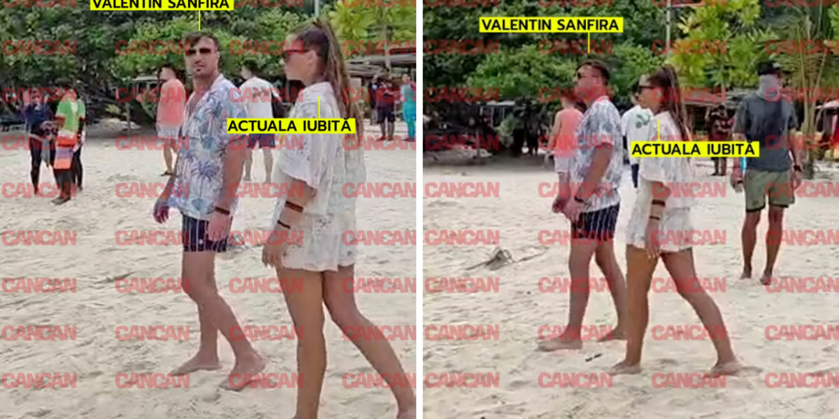 Valentin Sanfira, rapid uituc? A fost văzut cu o „dublură” a Codruței Filip