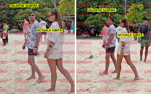 Valentin Sanfira, rapid uituc? A fost văzut cu o „dublură” a Codruței Filip