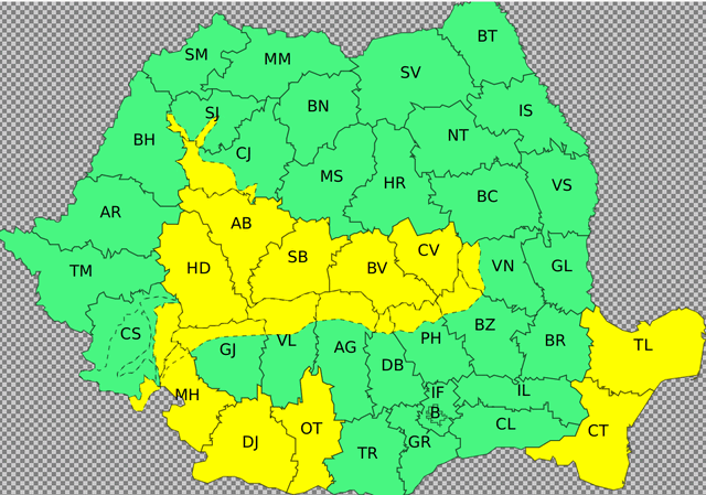Vreme nebună în România: Ploi, vânt puternic și ninsori la munte!