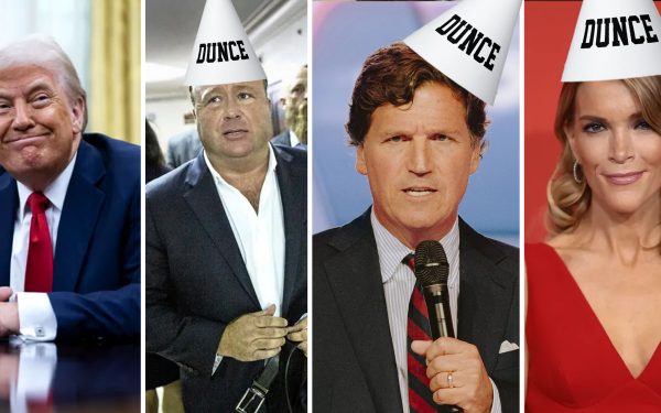 Trump, atac fără precedent: Alex Jones „prăjit”, Tucker cu IQ scăzut, Candace, „proastă”