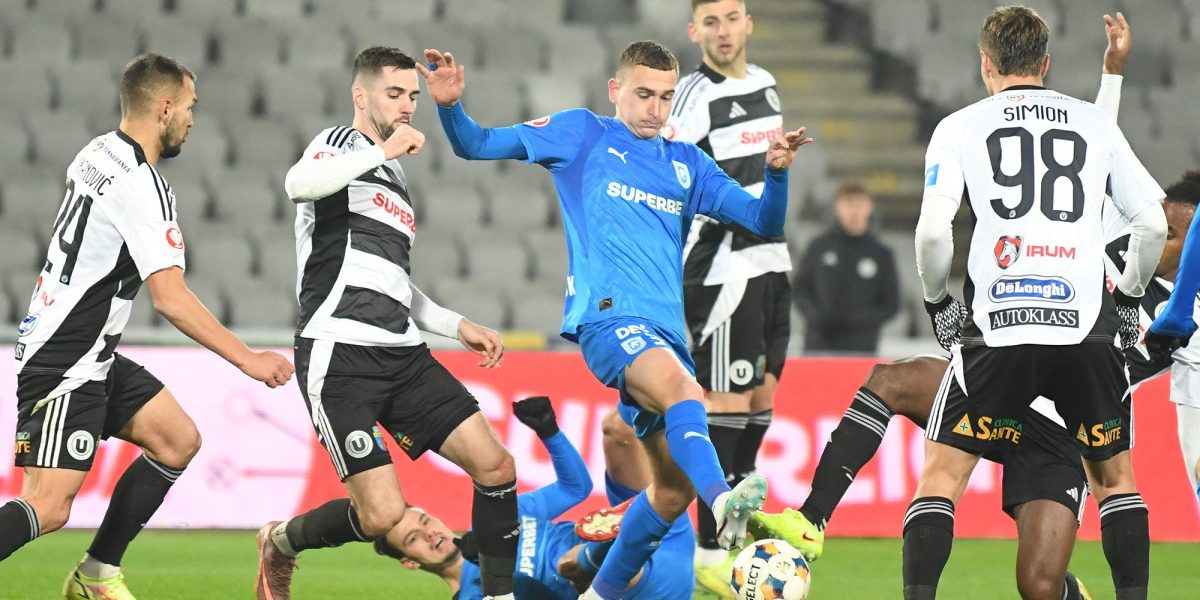 U Cluj – Craiova, 0-0! A început meciul din play-off-ul Superligii, în Ardeal!