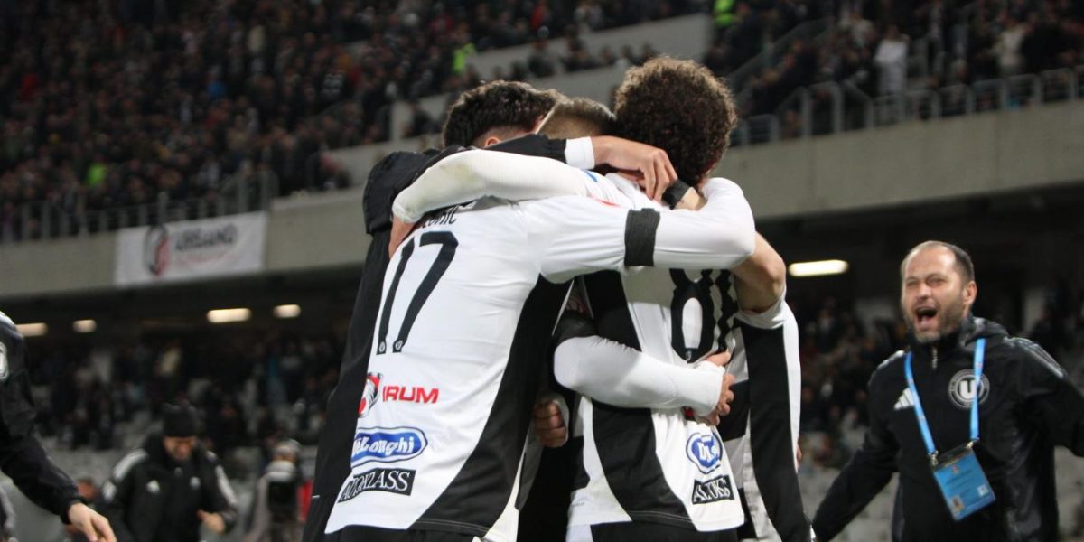 U Cluj – Craiova, 3-0: Oltenii, făcuți KO de „dubla” lui Lukic în Gruia