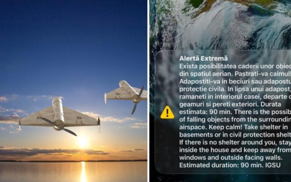 Atac cu drone rusești lângă România: RO-Alert în Tulcea