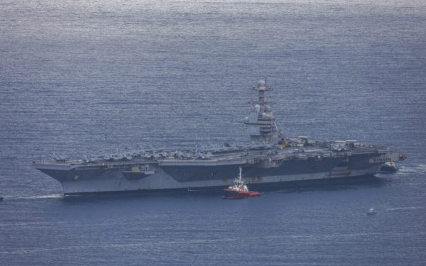 USS Gerald Ford, gigantul naval american, revine în Orientul Mijlociu