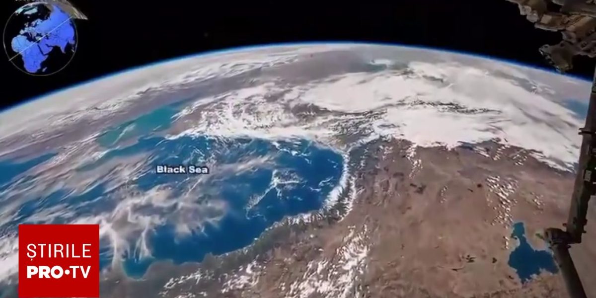 Marea Neagră, văzută din spațiu: Imagini SUA, înainte de Artemis II