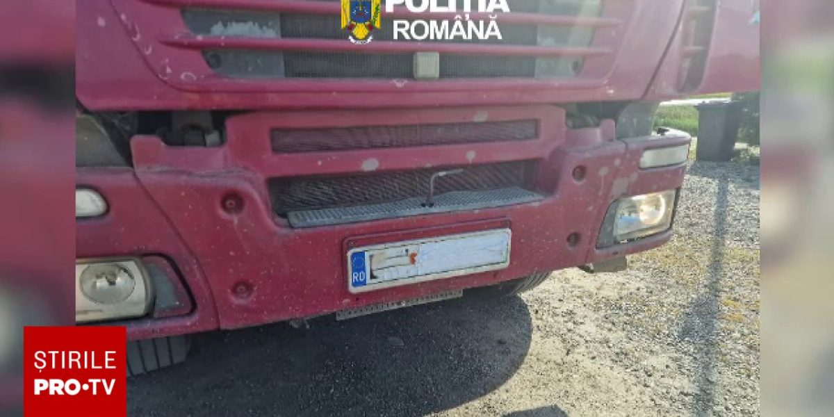 Șofer din Bihor, prins cu numerele acoperite: Cum a vrut să păcălească taxa de drum?