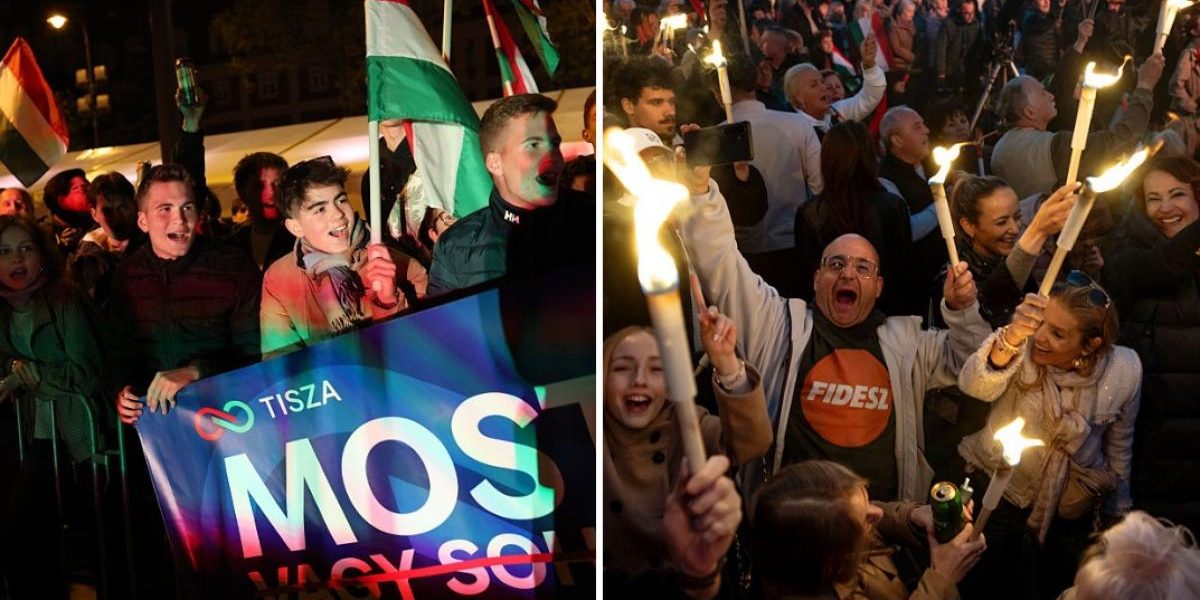 Budapesta: Zeci de mii de oameni, în stradă, după înfrângerea lui Viktor Orban