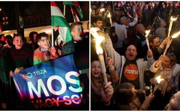 Budapesta: Zeci de mii de oameni, în stradă, după înfrângerea lui Viktor Orban