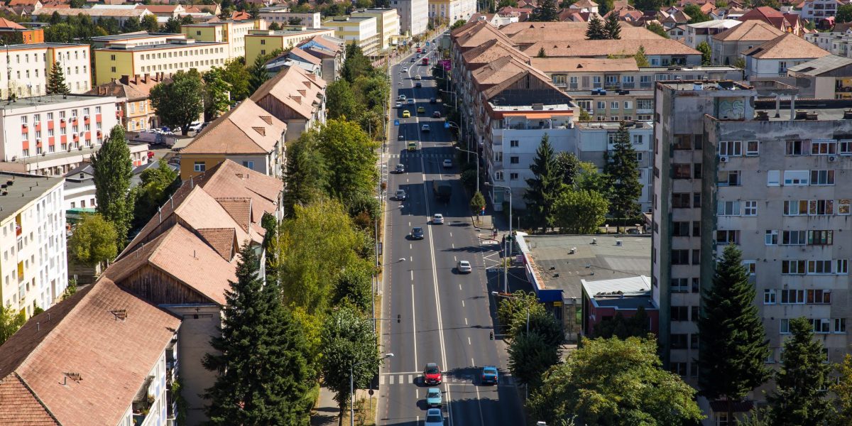 Sibiu: Haos în centrul orașului, trei zile de restricții pentru șoferi