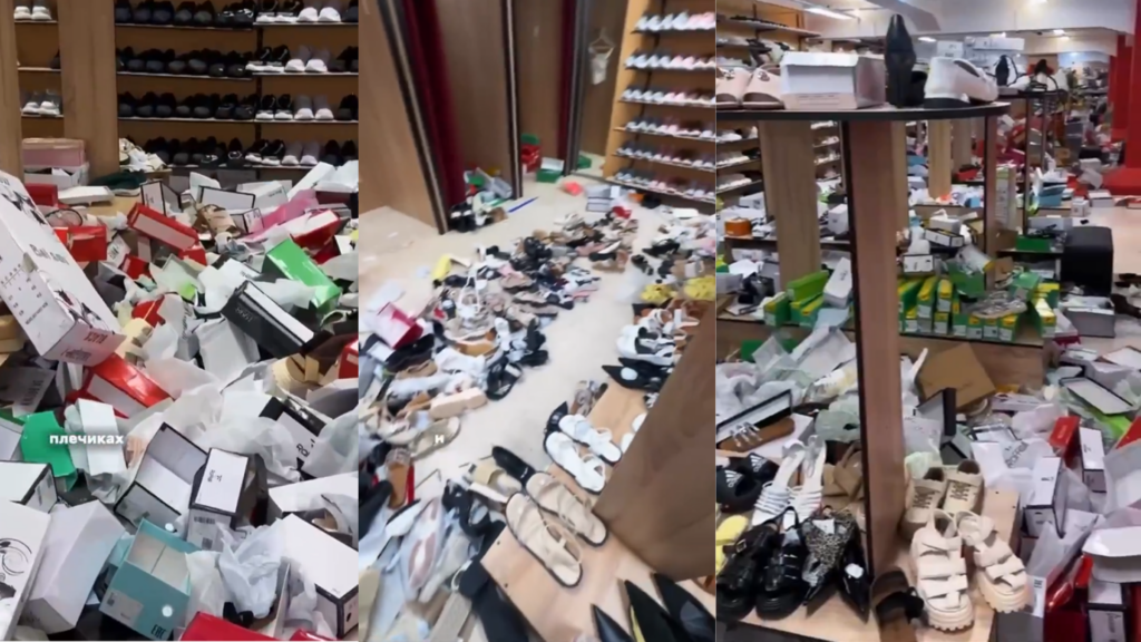 Jaf la inaugurare: Clienți dezlănțuiți s-au bătut pe oferte, magazin distrus!