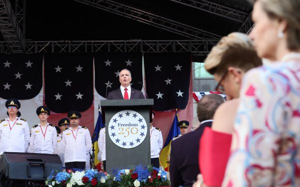 Ambasada SUA, recepție de gală la București