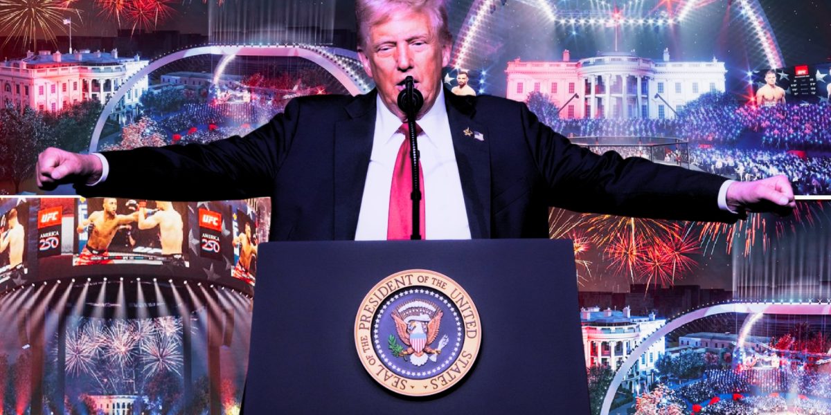Trump pe gazon: Lupte MMA la Casa Albă. Cât costă?