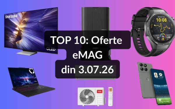 eMAG: Televizor 195 cm, RTX 5080 și multe altele super oferte