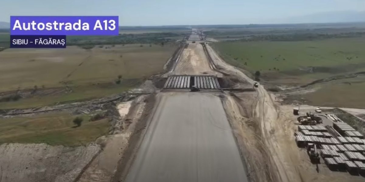 A13 Sibiu-Făgăraș: 1.600 muncitori, 800 utilaje pe șantier