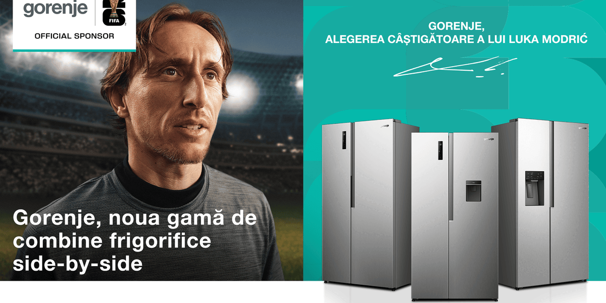 Gorenje aduce goluri pe stadion: frigidere nou-nouțe pentru Euro 2026