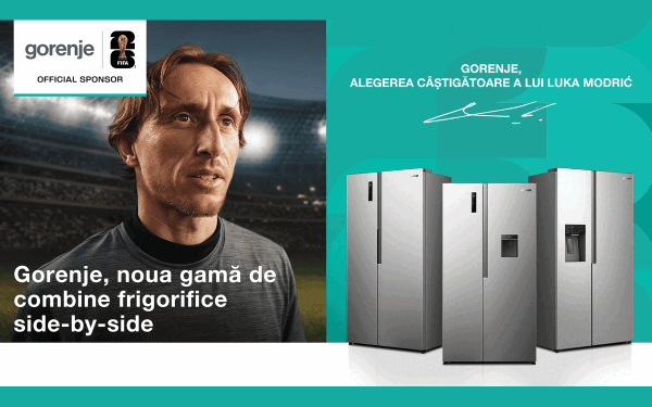 Gorenje aduce goluri pe stadion: frigidere nou-nouțe pentru Euro 2026