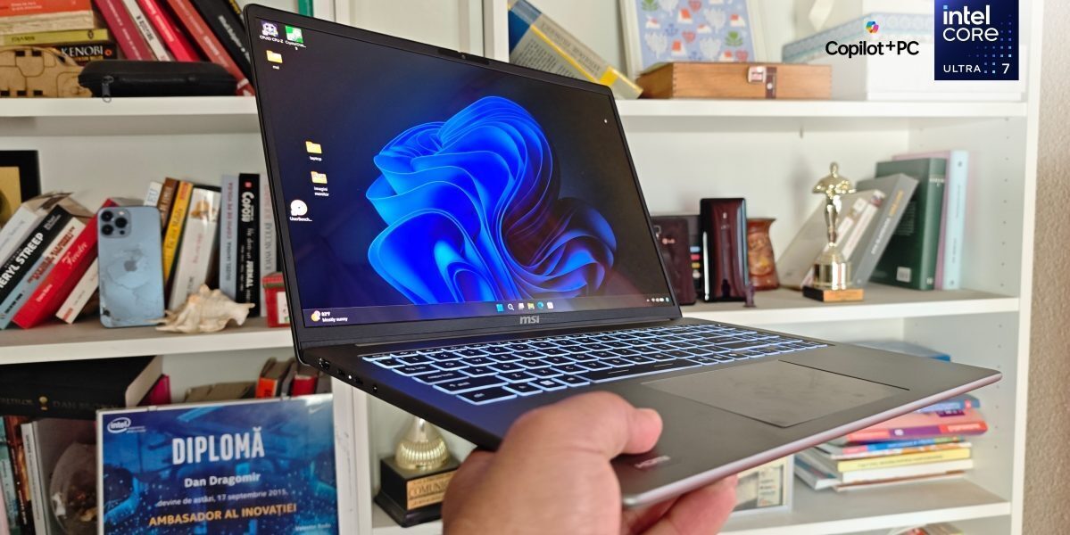 MSI Modern 16S AI+: Stilul se întâlnește cu performanța la birou