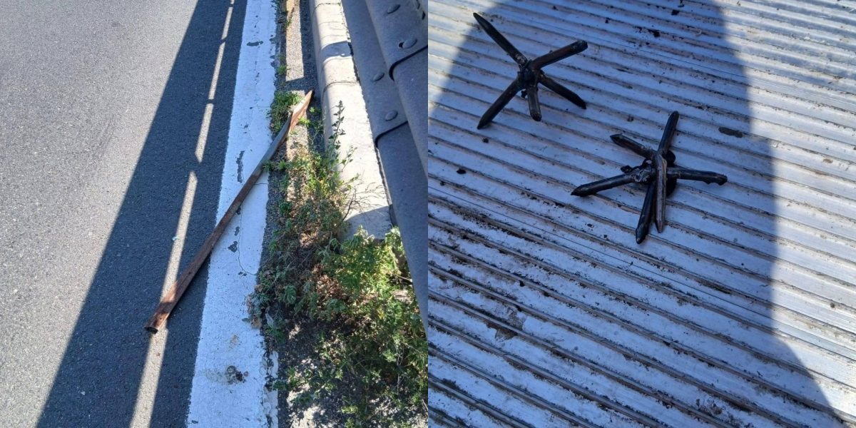 Pericol pe A1: Obiecte metalice artizanale zguduie Autostrada Soarelui