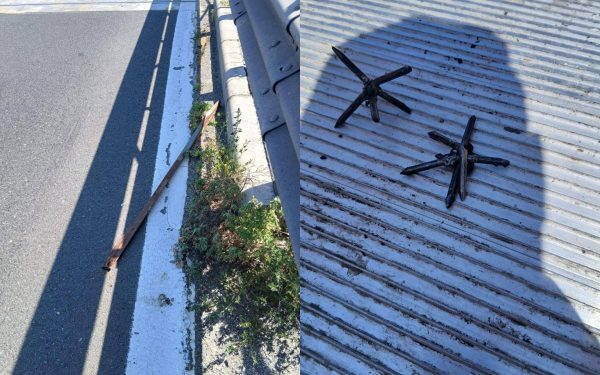 Pericol pe A1: Obiecte metalice artizanale zguduie Autostrada Soarelui