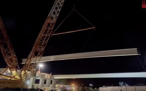 A0, ultima grindă montată! Final de capitol pe șantier