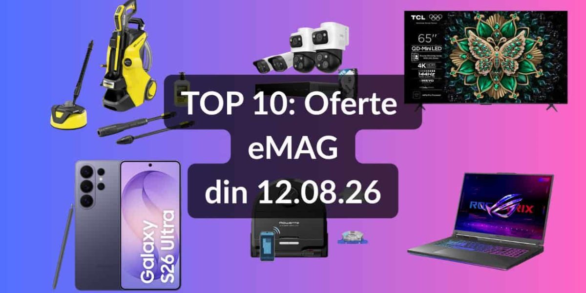Gadgeturi geniale: Karcher, laptop gaming, TV 4K sub 3000 lei