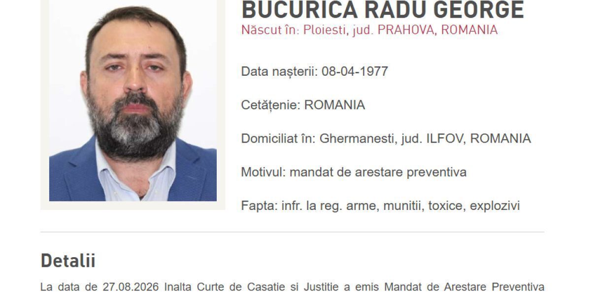 Procuror dat în urmărire: armat la discotecă, apoi la ÎCCJ