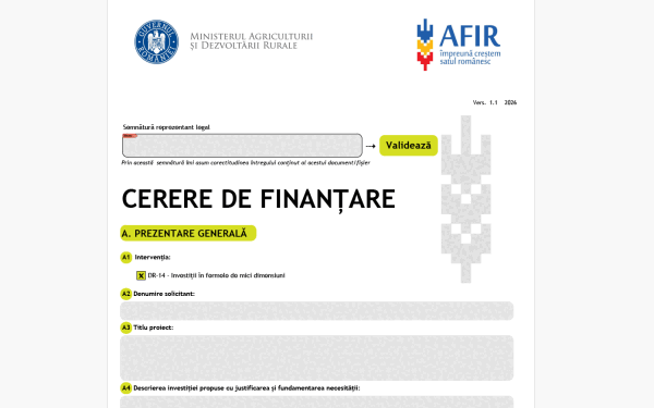 AFIR corectează granturi UE: 50.000 EUR pentru ferme mici