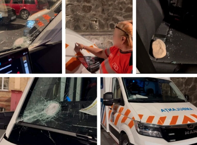 Șofer ambulanță atacat în Cluj: Operații multiple, risc de orbire
