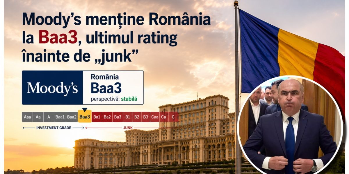 Moody’s Scutește România de Junk Ratingul Țării, Răsuflă Ușurat Guvernul
