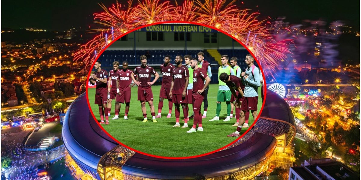 Atacant CFR Cluj, petrecere la Untold după 0-5. Foto