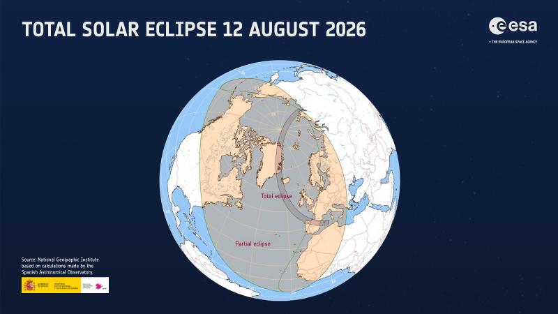 Eclipsa totală de Soare, live din Spania, ajunge în Europa