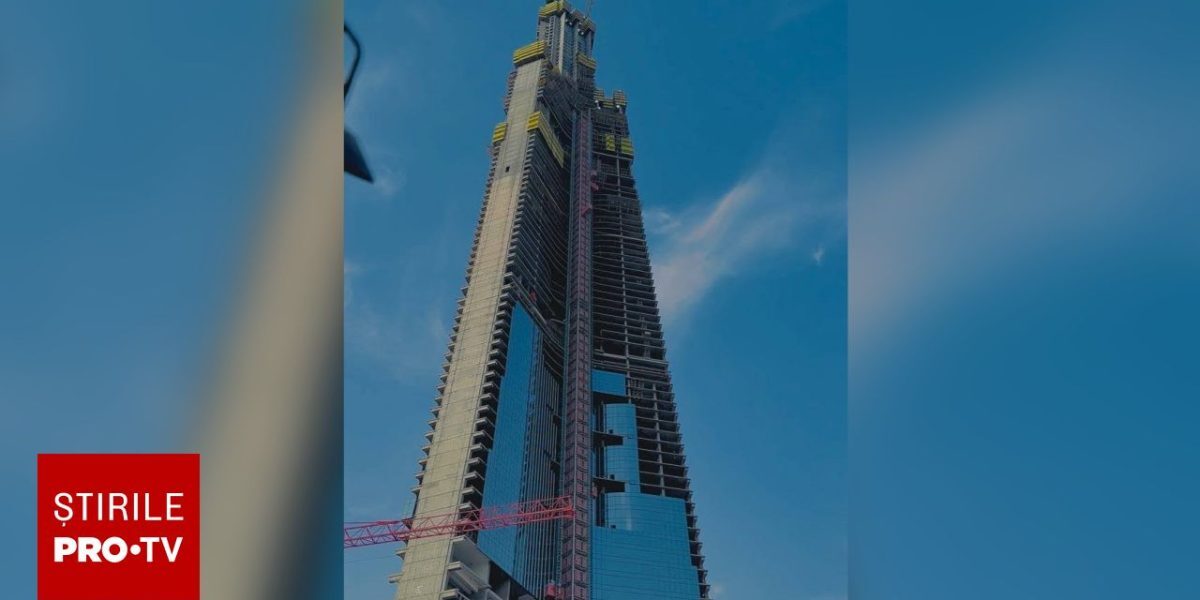 Primul zgârie-nori de 1.000 de metri se ridică