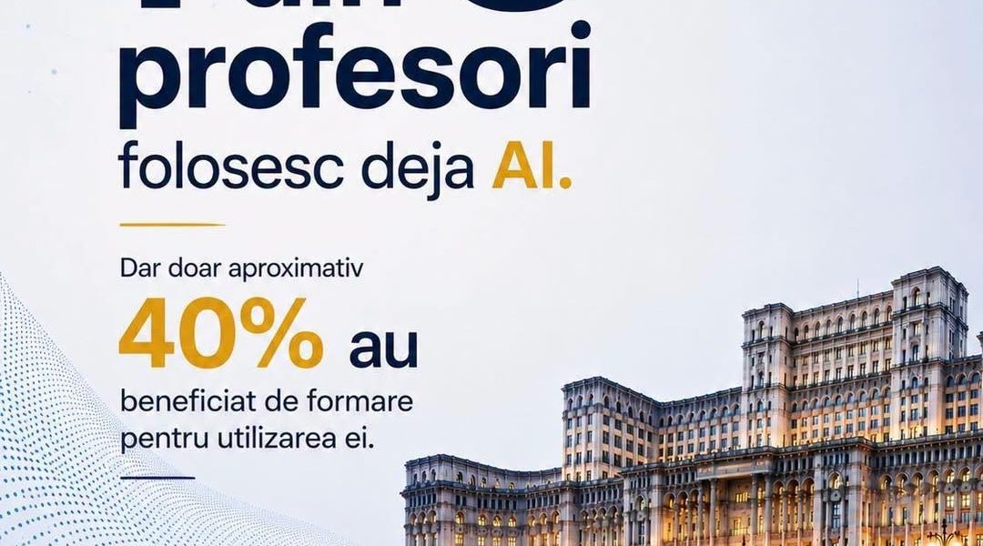 AI, șansa unui restart în educația românească