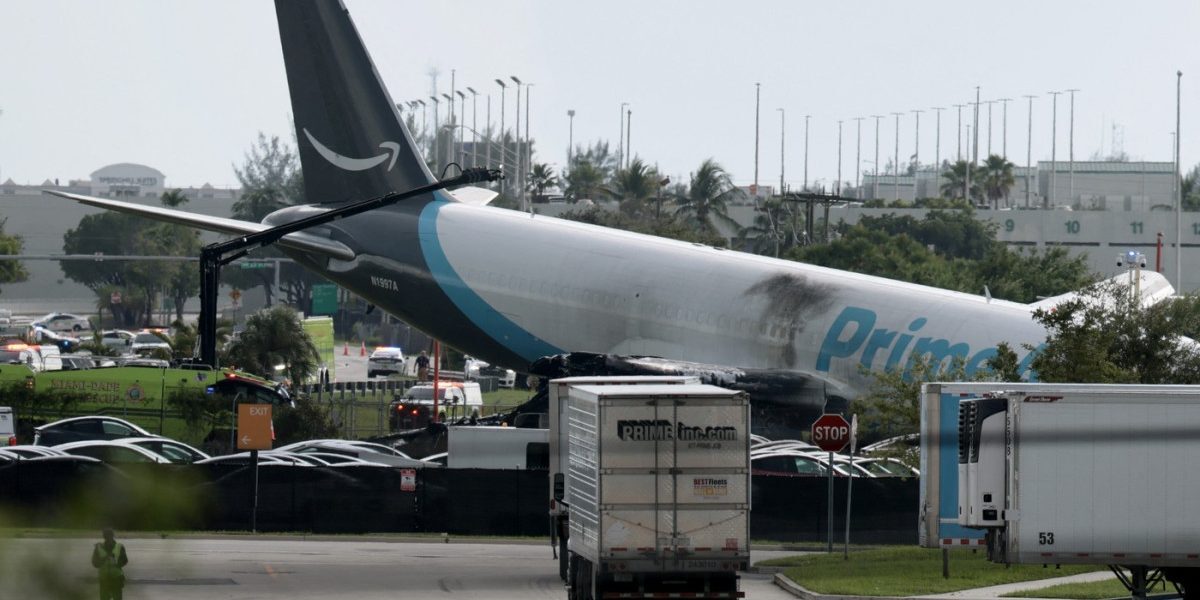 Amazon Cargo, Dezastru pe Pista din Miami. Trafic Aerian Suspendat