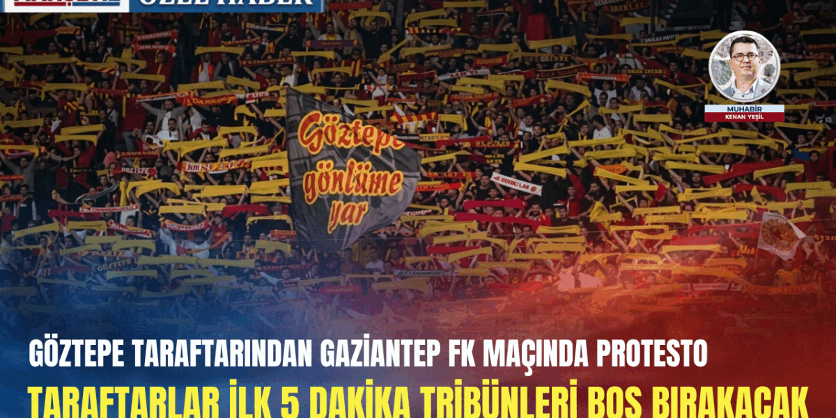 Gaziantep FK: Suporterii Goztepe protestează în primele 5 minute