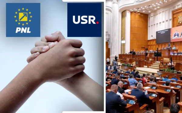 PNL și USR, pact în Parlament. Ce vor să obțină
