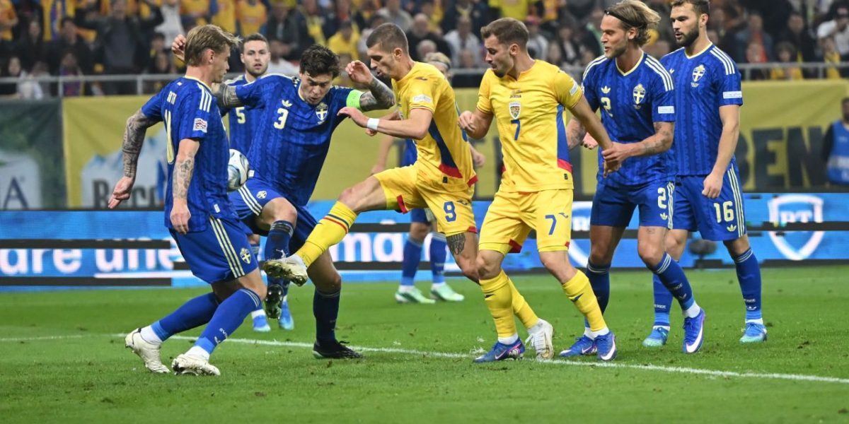 România, 0-1 cu Suedia. Tricolorii, a patra înfrângere la rând