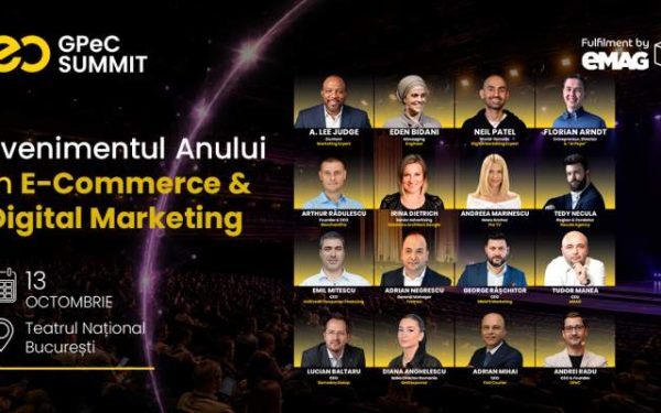 GPeC SUMMIT 13 Octombrie: Liderii online vin la București